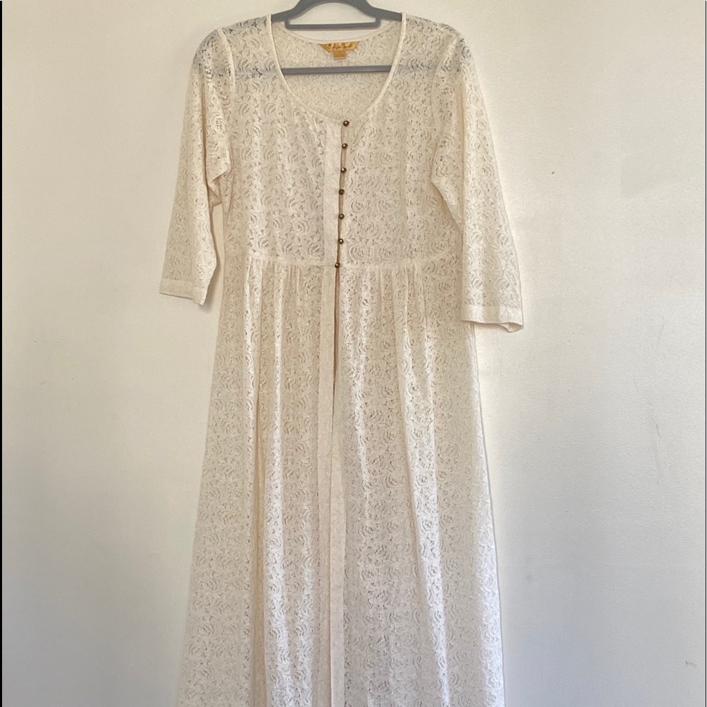 April Cornell, Lace with Button Top, Floor length